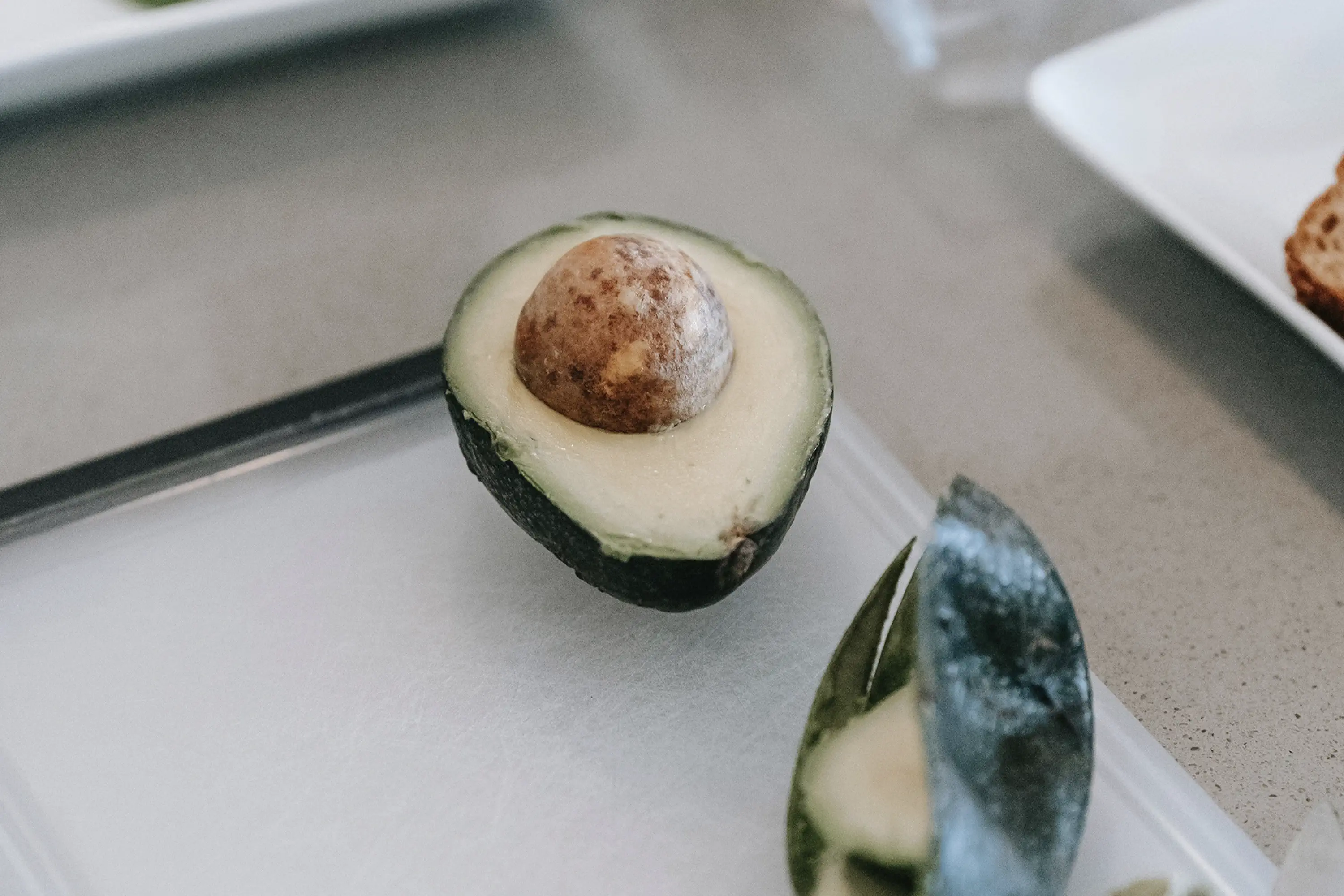 sliced avocado